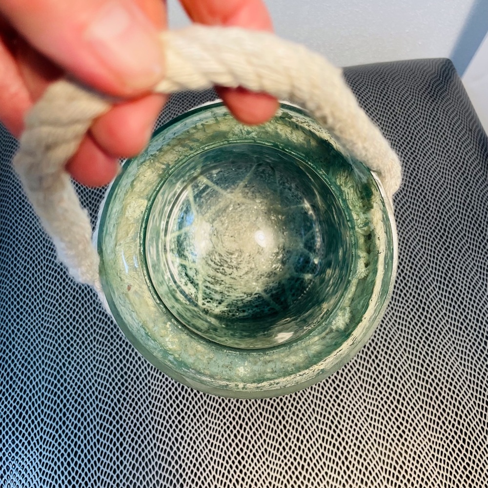 🌿TWO GLASS Containers or Vases Nautical Decor - Picture 5 of 8